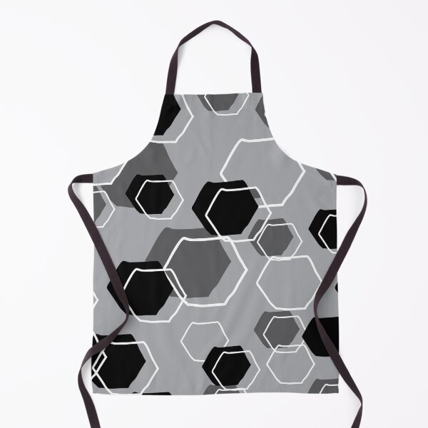 Item preview, Random Hexagon doodle pattern designed and sold by Meg M Studio.