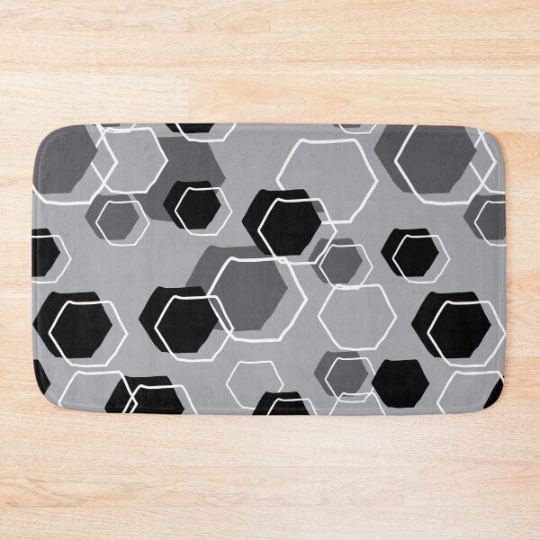 Item preview, Random Hexagon doodle pattern designed and sold by Meg M Studio.
