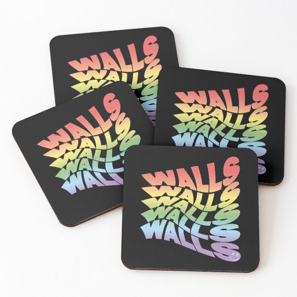 Item preview, Rainbow Walls Louis Tomlinson black background designed and sold by lashton9173.