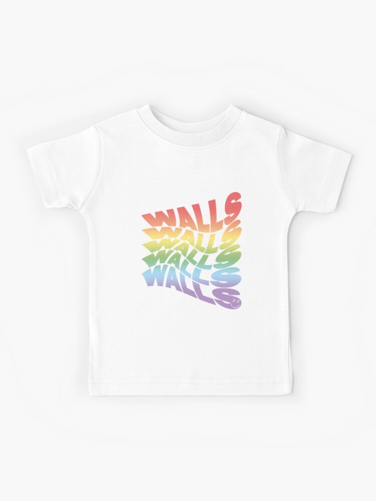 Rainbow Walls Louis Tomlinson black background Kids T-Shirt for Sale by  lashton9173