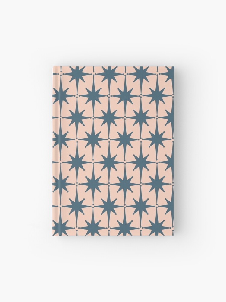 Hot Pink Retro Modern Starburst Pattern Wrapping Paper