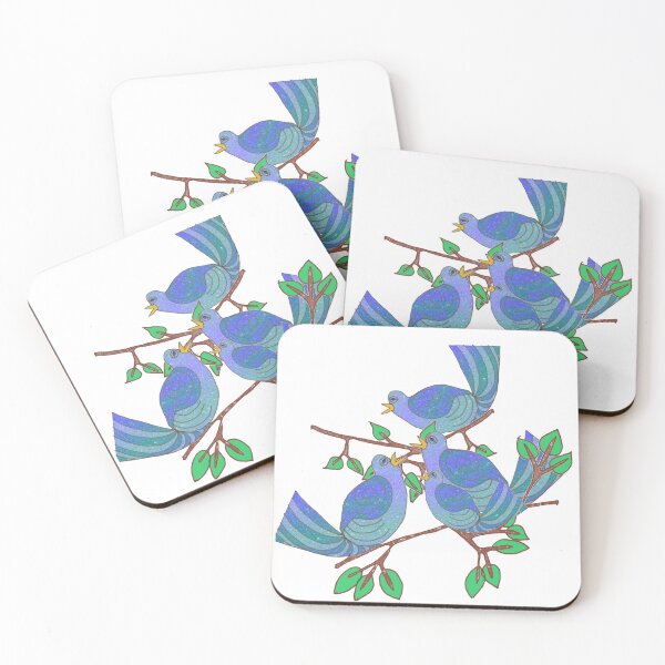 Item preview, Four Calling Birds designed and sold by wiccked.