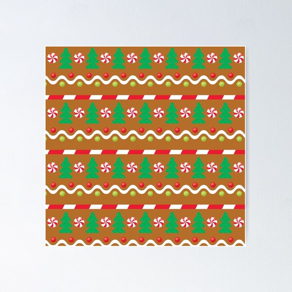 Item preview, Gingerbread Cookie Pattern designed and sold by 4Craig.