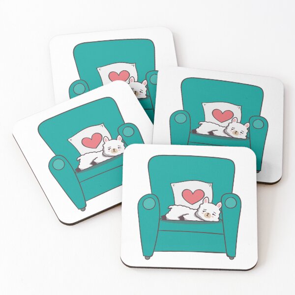 Item preview, Lazy Cute Llama on chair designed and sold by della95.