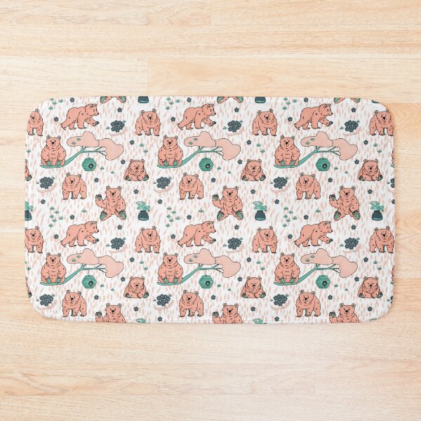 Item preview, Pink blue bears pattern designed and sold by essskina.