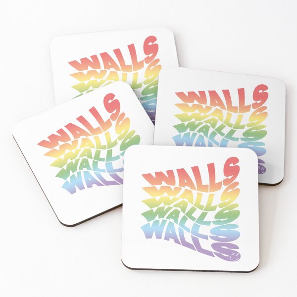 Item preview, Rainbow Walls Louis Tomlinson white background designed and sold by lashton9173.