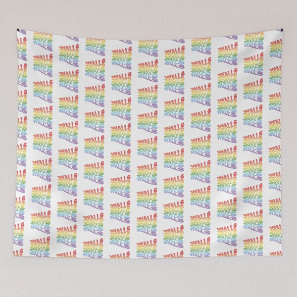 Item preview, Rainbow Walls Louis Tomlinson white background designed and sold by lashton9173.