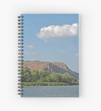 View along the Ord River, Kimberley, Western Australia Spiral Notebook
