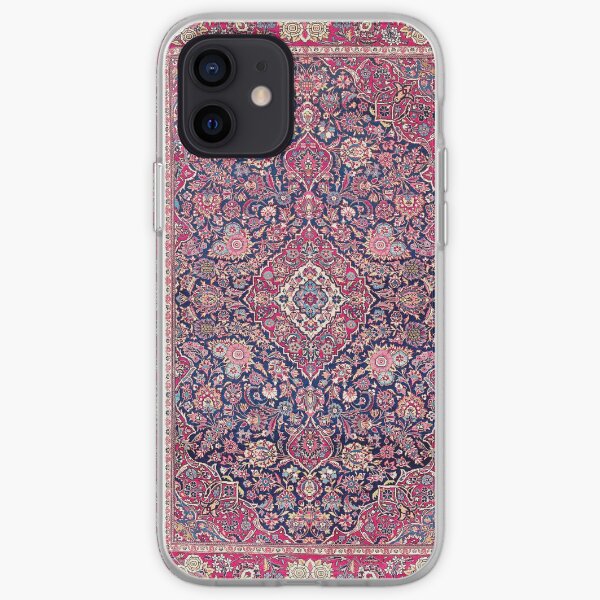 Kashan Central Persian Rug Print iPhone Soft Case