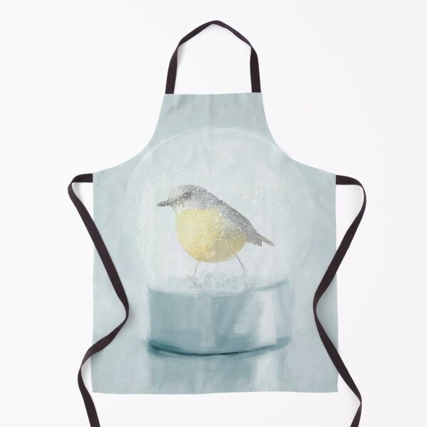 Item preview, Yellow Robin in a Snow Globe designed and sold by Elisabeth Lucas.