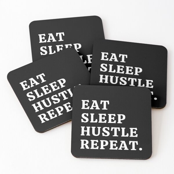 Item preview, Eat Sleep Hustle Repeat designed and sold by Pea Fitness.