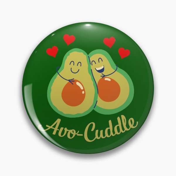 Item preview, Avocuddle cute avocado cartoon designed and sold by Piztees.