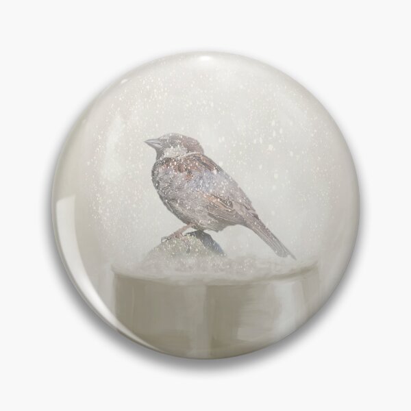 Item preview, Sparrow in a Snow Globe designed and sold by Elisabeth Lucas.