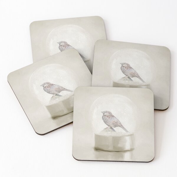 Item preview, Sparrow in a Snow Globe designed and sold by Elisabeth Lucas.