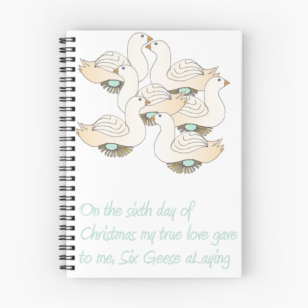 Item preview, Six Geese a-Laying designed and sold by wiccked.