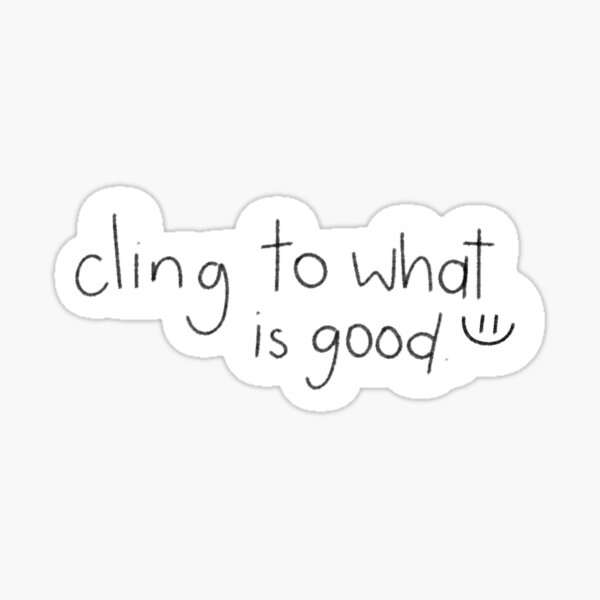 Item preview, cling to what is good designed and sold by RJMedia.