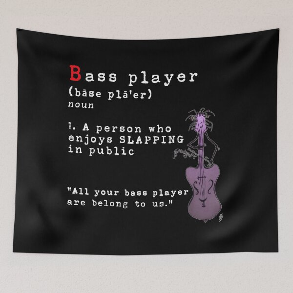 Item preview, Funny Definition | Bass Player | Dark Humor | Zombie Bass | TM11 designed and sold by triciakitty.