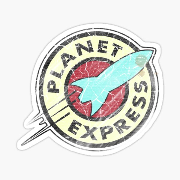 Planet Express - Vintage Pegatina