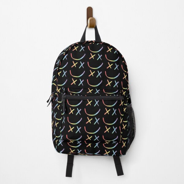 Item preview, Rainbow Smiley Louis Tomlinson black background designed and sold by lashton9173.
