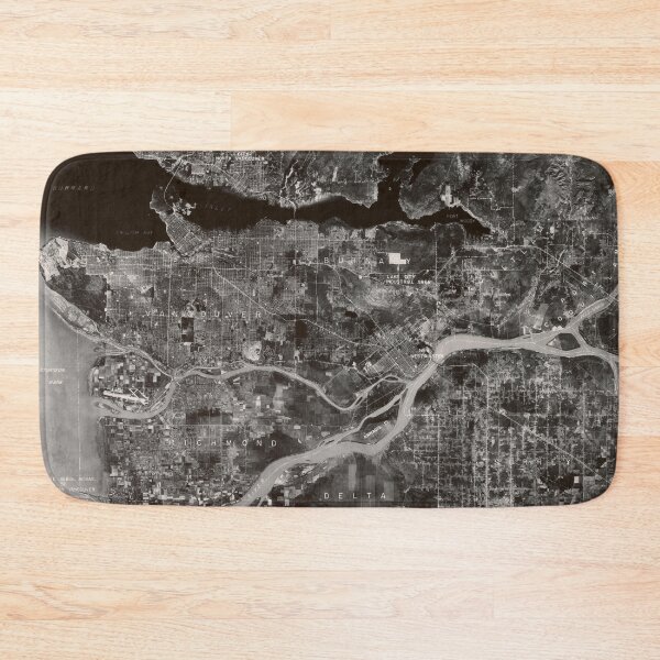 Item preview, Composite aerial mosaic of metropolitan Vancouver (1952) designed and sold by FOVCA.
