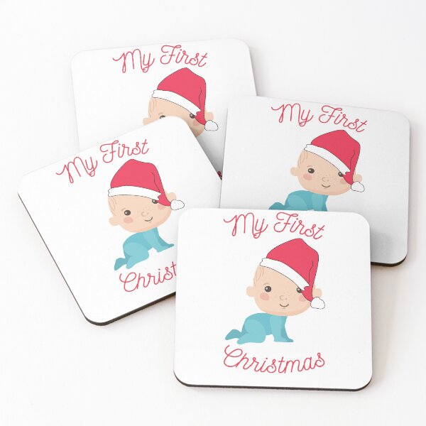 Item preview, My First Christmas - Baby's 1st Xmas - Boy designed and sold by ittybittyowl.