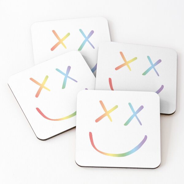 Item preview, Rainbow Smiley Louis Tomlinson white background designed and sold by lashton9173.