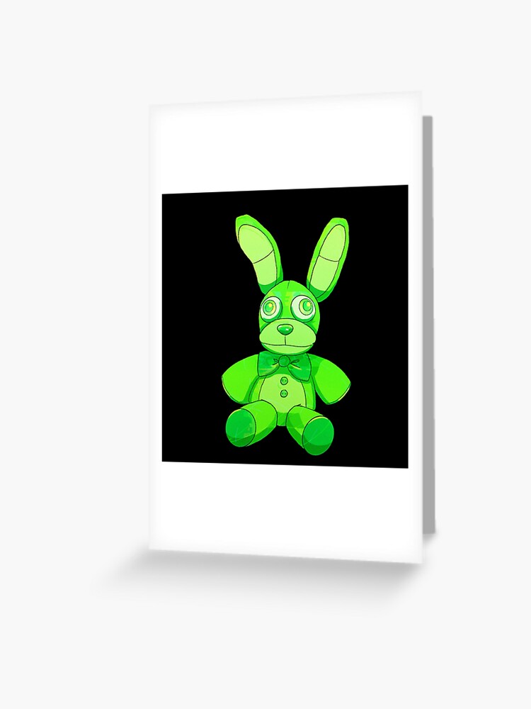 Glitchtrap Plush Greeting Card for Sale by chronodia