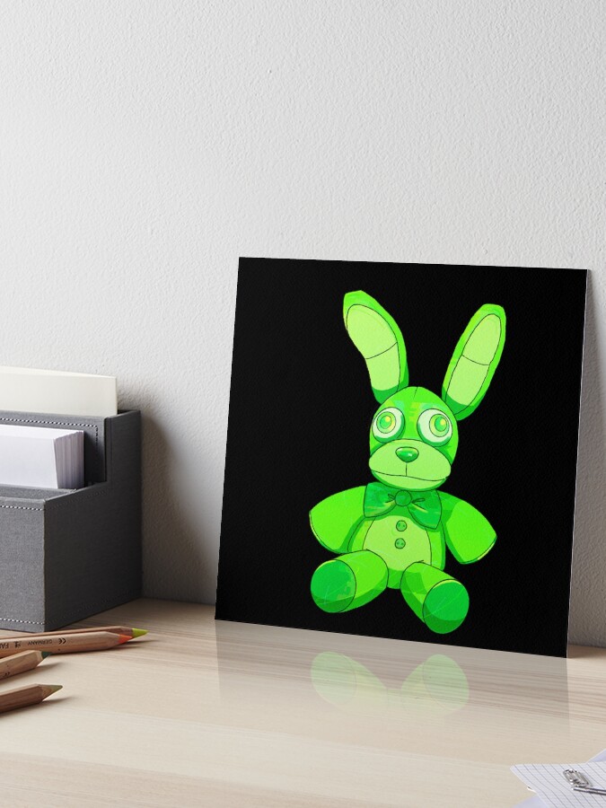 Glitchtrap Plush Art Board Print for Sale by chronodia