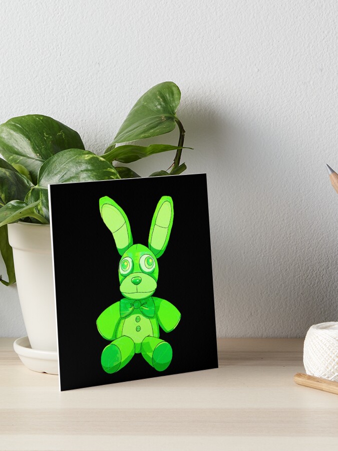 Glitchtrap Plush Art Board Print for Sale by chronodia