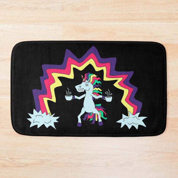 Item preview, Retro Overcaffeinated Unicorn designed and sold by Callmejohn.