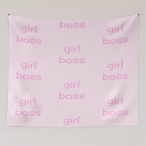Item preview, Girl Boss Retro Pink designed and sold by art-by-harmonie.