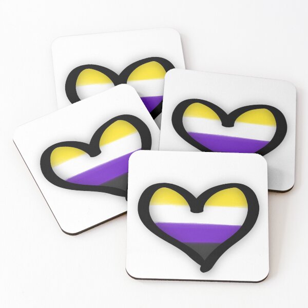 Item preview, Non-Binary Heart designed and sold by FriedGreenPickles.