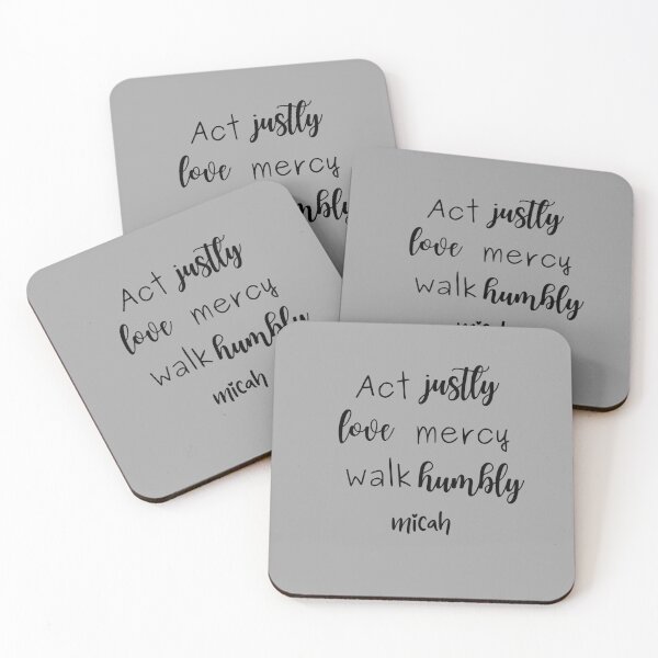 Item preview, Act Justly Love Mercy Walk Humbly Micah  designed and sold by DivineLiveShop.