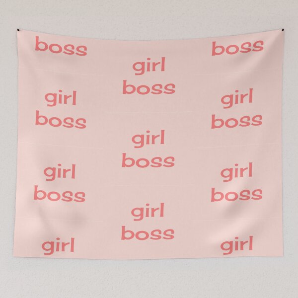 Item preview, Girl Boss Retro Orange Red designed and sold by art-by-harmonie.