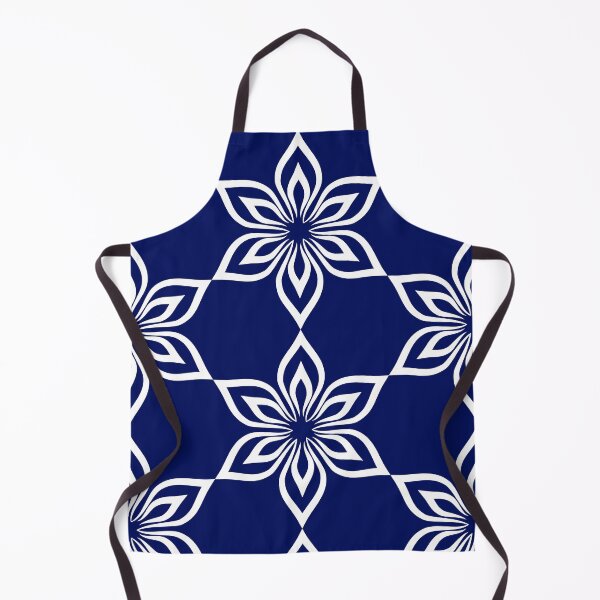 Item preview, white flowers colored pattern designed and sold by AndalAE.