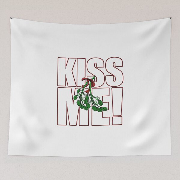 Item preview, Kiss Me - Mistletoe - White designed and sold by SMilllar.