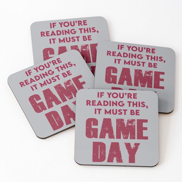 Item preview, If You're Reading This, It Must Be Game Day Red/Maroon designed and sold by KristyBDesigns.
