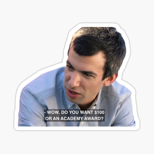 Item preview, Nathan For You- Academy Award designed and sold by Quoteeble.