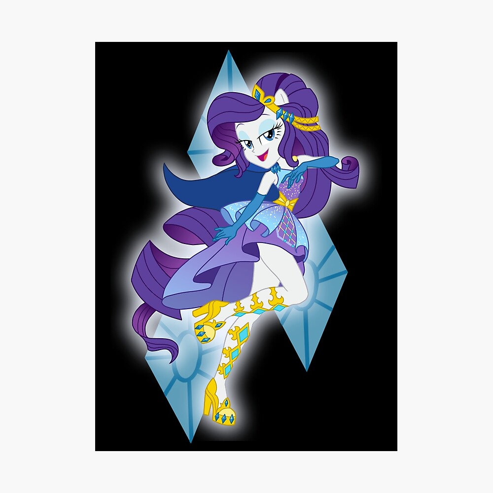 Pony Up Rarity Poster For Sale By Hannahmander Redbubble