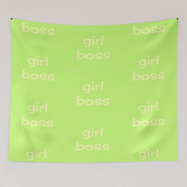 Item preview, Girl Boss Retro Yellow Green designed and sold by art-by-harmonie.