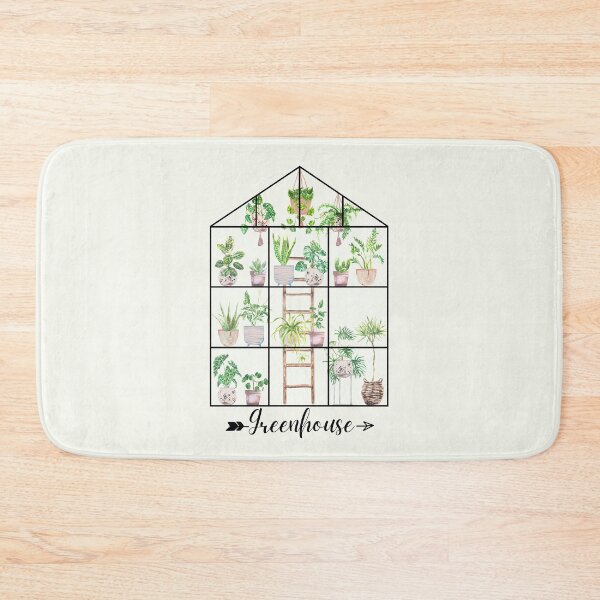 Item preview, Greenhouse Watercolor designed and sold by NatureGlow.