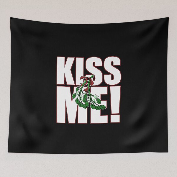 Item preview, Kiss Me - Mistletoe - Black designed and sold by SMilllar.