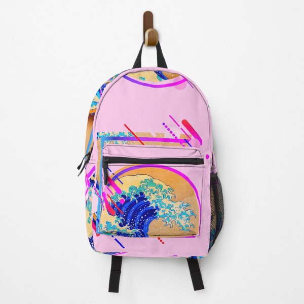 Item preview, The Great Wave Off Kanagawa Vaporwave Composition designed and sold by Dator.