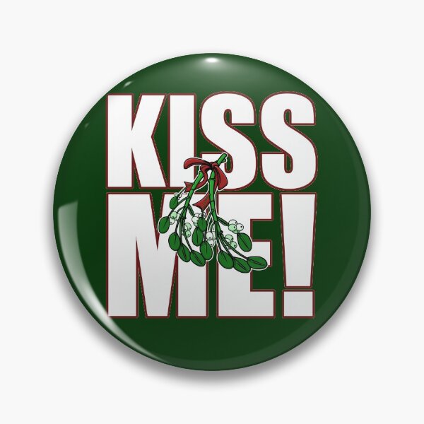 Item preview, Kiss Me - Mistletoe - Green designed and sold by SMilllar.