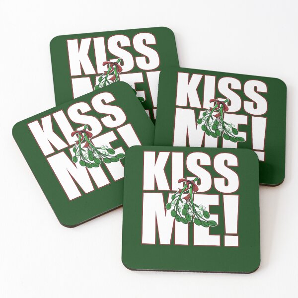 Item preview, Kiss Me - Mistletoe - Green designed and sold by SMilllar.