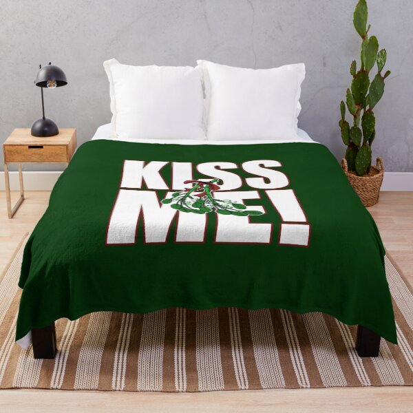 Item preview, Kiss Me - Mistletoe - Green designed and sold by SMilllar.
