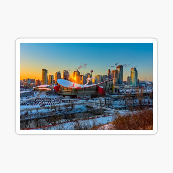 Calgary in the Cold Sticker