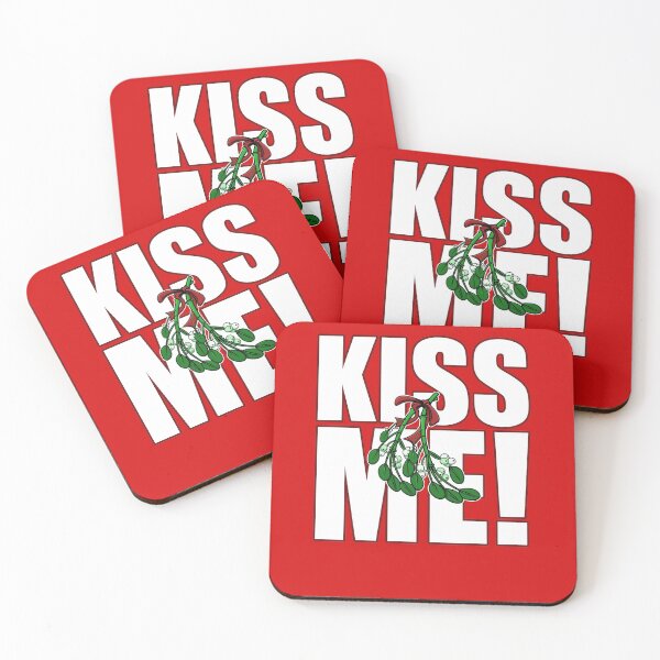 Item preview, Kiss Me - Mistletoe - Red designed and sold by SMilllar.