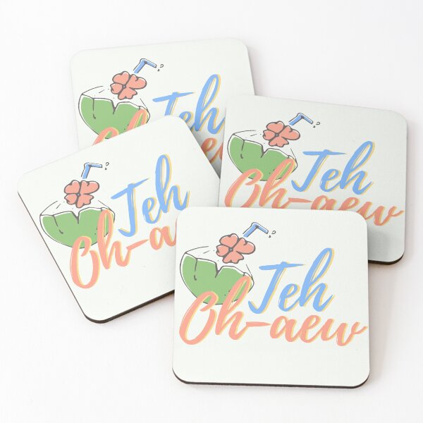 Item preview, I Told Sunset About You (ITSAY) Teh and Oh-aew coconut word art designed and sold by Argus Persa.