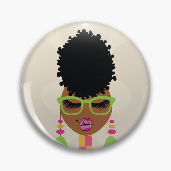 Green Glasses Pin